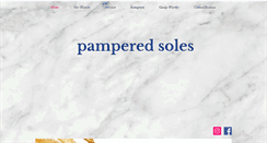 Desktop Screenshot of pamperedsolesdallas.com